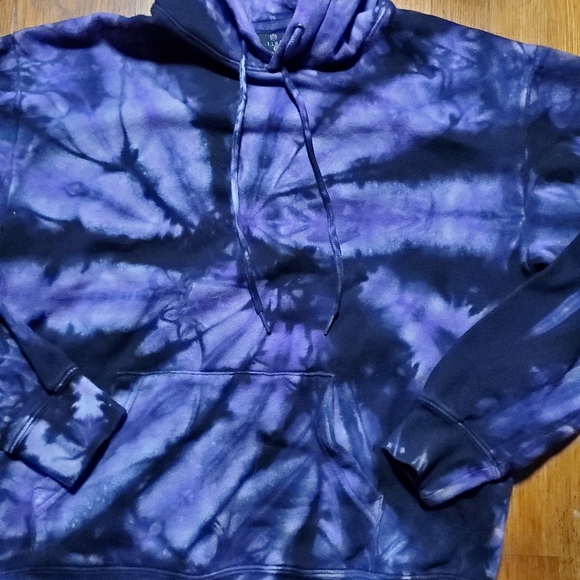 Zine Clothing Purple Tie-Dye Hoodie - Picture 10 of 12